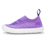 Jan & Jul Lightweight Baby Summer Shoes for Toddler Girls (Purple Popsicle, Size: 5 Toddler)