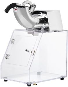 Shaved Ice Machine, 350W Ice Crusher with Stainless Steel Dual Blades, 440 LBS/H Commercial Snow Cone Maker for Family, Restaurants, Bars