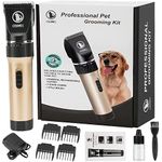 Ceenwes Pet Clippers Low Noise Professional Dog Clippers Rechargeable Cordless Pet Clipper Trimmers Pet Hair Grooming Kit for Dogs Other HairyAnimals