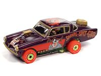 Auto World Thunderjet R33 Looney Tunes Tasmanian Devil - 1953 Studebaker Funny Car HO Scale Slot Car