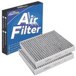 Forccord 2-Pack HEPA Cabin Air Filter for Toyota RAV4 2019-2025, Camry 2018-2024, Avalon 2019-2022, Highlander 2020-2025, Ascent 2019-2026, Crosstrek 2018-2023 Carbon Cabin Filter Replacement CF12157