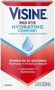 Visine Red Eye Hydrating Comfort Redness Relief Lubricating Eye Drops, 0.28 fl. oz