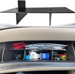 TACORBO Glove Box Organizer Compatible with Honda Pilot 2016-2022 / Ridgeline 2017-2022 2023/ Passport 2019-2022 2023 Accessories, Insert Glove Compartment Black ABS Materials