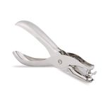 Brillaint Style Single Hole Punch Single Hole Pliers Punch One Hole Chrome Metal Perforator - 10 Sheet Capacity