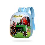 BEMBIKA Kindergarten Cute Cartoon Kids School Bag for Boys and Girls, Toddler Preschool Plush Travel Schoolbag, Perfect Book Bag, Casual Backpack for Kids � (Tracktor Print - 3D)