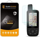 Supershieldz (3 Pack) Designed for Garmin GPSMAP 67 67i 66i 66s 66st 66sr Tempered Glass Screen Protector, Anti Scratch, Bubble Free