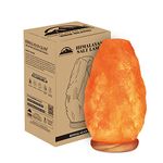 Himalayan Glow Natural Pink Salt Lamp, Crystal Salt Lamp Night Light with (ETL Certified) Brightness Control Dimmer Switch, Wooden Base & Salt Lamps Bulb, 5-7 Lbs