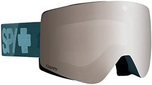 SPY Optic Marauder Elite Snow Goggle, Winter Sports Protective Goggles, Color and Contrast Enhancing Lenses, Colorblock 2.0 Teal - Happy Bronze with Silver Spectra Mirror Lenses / Happy LL Yellow with Green Spectra Mirror Bonus Lenses