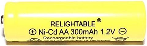 RELIGHTABLE 300mAh AA NiCd 1.2v Rechargeable Batteries Garden Solar Ni-Cd Light LED K Pack of 20