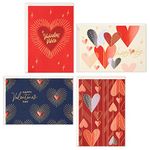 Hallmark Valentines Day Cards Assortment, 24 Cards and Envelopes (Heart Deco)