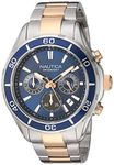 Nautica Men's Analogue Quartz Watch with Stainless-Steel Strap NAD21508G