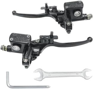 Triumilynn 7/8" 22mm Brake Master Cylinder for GY6 50cc 110cc 125cc 150cc 250cc Taotao Sunl Roketa Kazuma Baja Scooter Moped ATV 4 Wheeler Dirt Pit Bike, 1 Pair