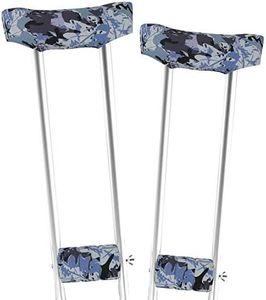 Generic Crutch Underarm Crutch Pad and Hand Grip Covers Soft Padding Washable Covers Crutch Cover Universal Underarm Padded Forearm Handle Pillow Covers for Handgrips Padding for Walking Arm Crutches