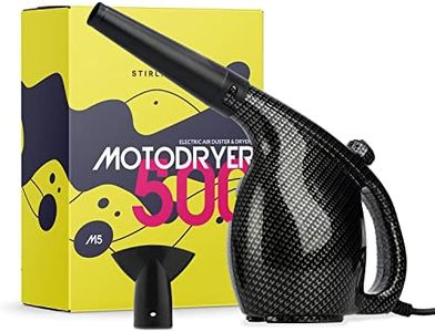 MotoDryer™ - Motorcycle and Car Dryer. This Blower Dryer has a Powerful Force of Warm-Hot Filtered Air. Great for Car Washing and Motorcycle Cleaning. No More Water Spots or Streaking!