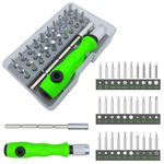 SOWINOS Precision Screwdriver Set, Small Screwdriver Set, Professional Grade 32 in 1 Magnetic Torx Screwdriver Set for Electronics, Repair Tool Kit for Watch Glasses Cell Phone Laptop and Appliances