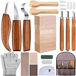 Wood Carving Kit with Basswood Carv