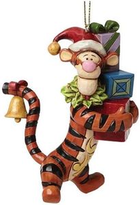 Enesco Disney Tradition Figurina Sospensione Tigrou, Resina, Multicolore