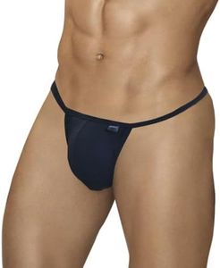ARIUS Tanga Hilo Hombre Sexy Negro - Tanga Hilo Algodon Hombre - Tanga para Hombres - Tanga Caballero - Tanga Masculino - Tanga Hilo Hombres - String Hombre - g-String Caballero (L)