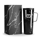 IRON °FLASK Grip Coffee Mug 2.0-24 Oz Premium Stainless Steel BPA-Free, Double-Walled Vacuum Insulated, Leak-Proof Flip Lid, Perfect for Hot & Cold Beverages - Mothers Day Gifts For Mom