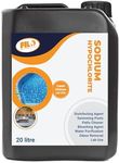 FILO Sodium Hypochlorite 20L - High Strength (14-15%) Brick, Driveway & Patio Cleaner | Stain Removal | Algae Control | Bleaching Agent | Odour Removal | Black Spot Removal