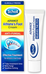 Scholl Athlete's Foot Cream 15g – Antifungal Treatment for Fungal Infection
