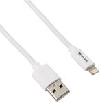 Ematic ELC510 Lightning Charge/Sync Cable for Apple iPhone, iPad and iPod, 10' White