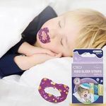 JAMBUVANTI 30 Pcs Mouth Tape for Kids Sleeping and Reduced Snoring Tapes Anti Snoring and Less Mouth Breathing Gentle Mouth Tape for Kids multicolor