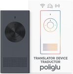 Poliglu Instant Two-Way Language Translator - Translators Devices for 36 Languages. Make Communication Easier with This Innovative Portable Translation Device. Perfect as a Pocket Dictionary