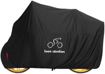 Navaris Indoor Stretch Bike Cover - Breathable Fabric Protects From Dust - Secure Buckle & Lock Hole - Elastic Opening up to 210cm - Ideal for Bike Storage & Bicycle Cover - Black