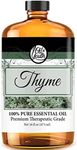 Oil of Youth - Thyme Essential Oil (16oz Bulk) Pure Essential Oil for Skin Therapy, Aromatherapy, Diffuser - Thyme Oil - Aromatherapy Oil