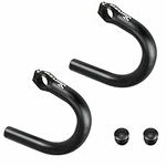 Venzo Road Bicycle Bike Adapter Handlebar Flat Bar to Drop Bar Ends - Mountain Bike to Road Bike Type