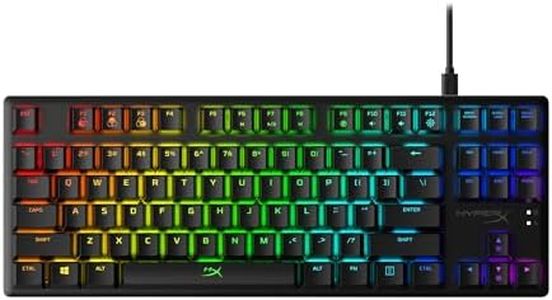 HyperX Alloy Origins Core - Tenkeyless Mechanical Gaming Keyboard - Compact Form Factor – HX Red Switch - RGB LED Backlit