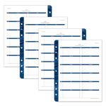 FranklinCovey - Monticello Two Page Per Day Ring-Bound Planner (Monarch, Jan 2024 - Dec 2024)