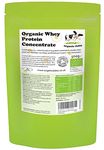 Organic Whey Protein Powder 500g Pure Unflavoured Concentrate Grass Fed SOYA Free Gluten Free Low Carb Vegetarian