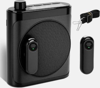 Sunnymark Voice Amplifier for Teachers with 2 Magnetic Wireless Microphones | Portable Bluetooth Speaker & Rechargeable Voice Amplifier for Teachers, Tour Guides, Fitness & Yoga Instructors