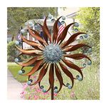 LimeHill Metal Wind Spinner for Garden and Yard - Kinetic Wind Spinners Outdoor Large (24 x 84 inches)