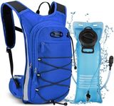 NOOLA Insulated 3L Hydration Backpack for Hiking 15L Lightweight Running Water Backpack Hydration Pack for Men Women Hydro Daypack Bag with TPU Water Bladder for Biking Climbing Cycling, Royal Blue