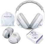Momfree 2-in-1 Baby Ear Muffs for Noise Reduction, Ear Protection Earmuffs & Adjustable Headband for Babies and Toddlers(0-48months), ANSI Certified, Noise Cancelling Headphones Ideal Airplane, Travel