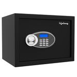 Lifelong Locker For Home&Office 34L-Digital Safe Locker For Security With 5Mm Sturdy Metal Door&Anti-Theft Alarm Electronic Keypad-Safety For Jewellery,Money&Other Valuables-Tijori Box,Multicolor