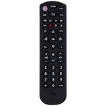 GE Universal Remote Control for Samsung, Vizio, Lg, Sony, Sharp, Roku, Apple TV, TCL, Panasonic, Smart TVs, Streaming Players, Blu-Ray, DVD, 3-Device, Black, 34927, One Size