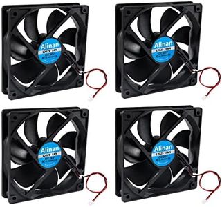 Alinan 4pcs 12025 24V Fan 120x120x25mm 2-pin Sleeve Bearing Brushless DC Cooling Fan 3D Printer Cooling Fan Computer Fan