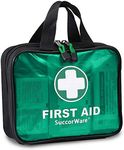 200 Pieces First Aid Kit with Hospital Grade Medical Supplies - Includes Emergency Blanket, Bandage, Scissors - Great for Home, Outdoors, Office, Car, Travel, Camping, Hiking, Boating (Green)