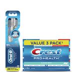 Crest Pro Health Toothpaste & Oral-B Pro Health All in One Toothbrush (2 Count) Bundle