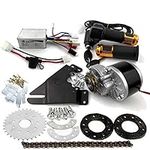 L-faster 24V250W Electric Conversion Kit for Common Bike Left Chain Drive Customized for Electric Geared Bicycle Derailleur (36VTwist Kit)