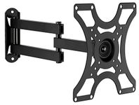 Mount-It! TV Wall Mount Bracket with Full Motion Arm Fits 13-42” Flat Screen TVs VESA 75, 100, 200, 55lb Weight Capacity with 15" Extension