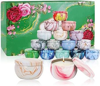 WOTOW Scented Candles Gift Set,16 Pack 79g Relaxing Aromatherapy Scented Candles Clearance, Travel Tin Stress Relief Candles for Home Scented, Women, Mother’s Day, Christmas
