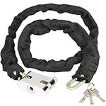 Bike Lock Heavy Duty, [3 Keys] Diyife 1m Anti-Theft High Security Chain Lock, Weatherproof Bicycle Lock Padlock for Bike Bicycle, Motorcycle, Scooter, Door, Gate, Fence