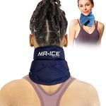 Neck Ice Pack - Soothing Pain Relief for Neck & Shoulder Pain. Cold Cervical Collar Compress,Flexible,Reusable Freezer Gel Pad for Swelling,Neck Surgery Recovery and Neck Fatigue Pressure