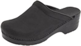 Dansko Women's Sonja Oiled Leather Clog,Black,40 EU / 9.5-10 B(M) US