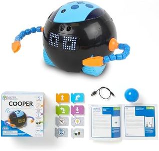 Learning Resources Cooper the STEM Robot, Kids Gift Set, STEM Set, Robotics Kit, Coding Robot, Coding Toys for Kids, Ages 5+